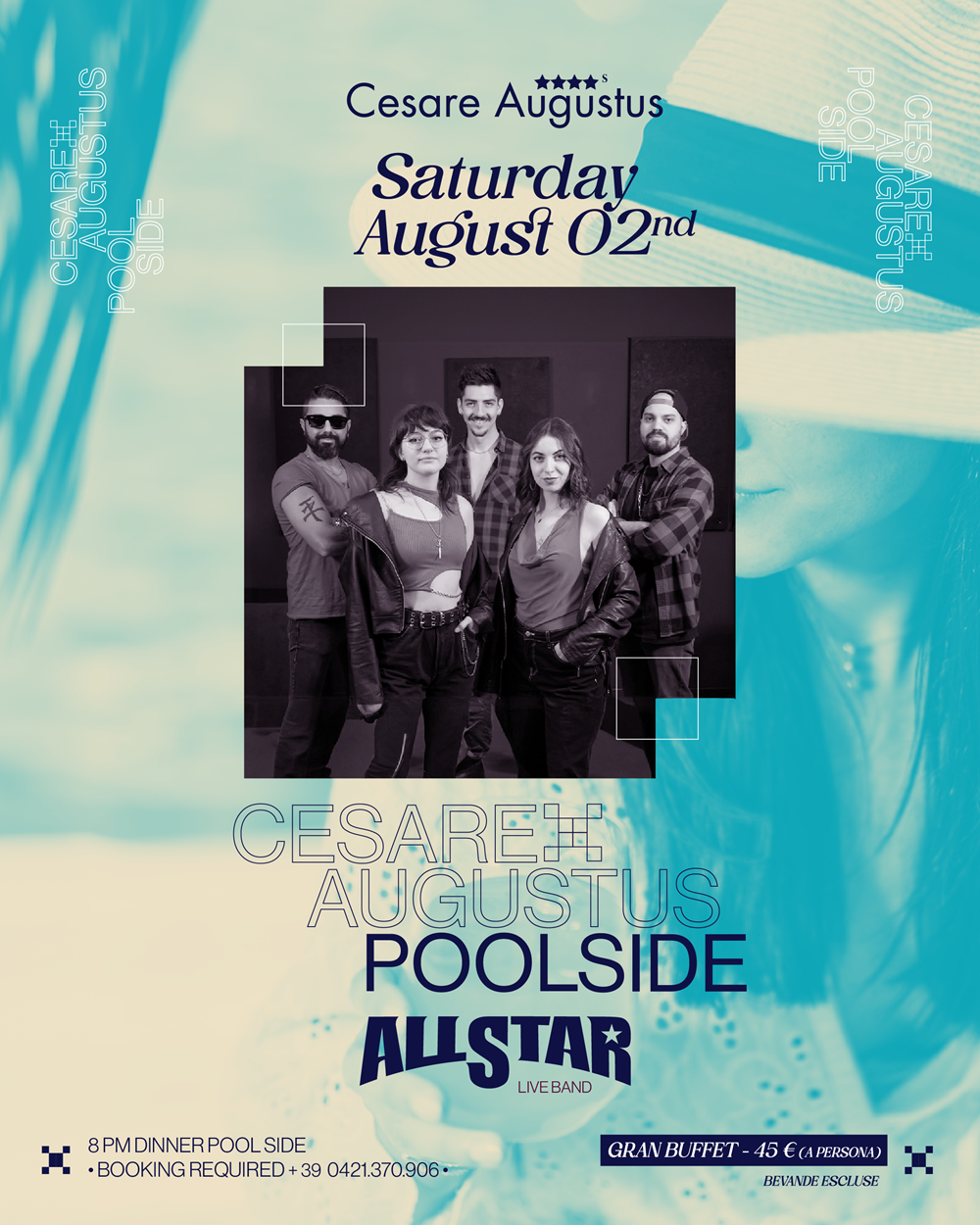 Eventi ALL STAR Live Band • Sabato 02 Agosto • Hotel Cesare Augustus